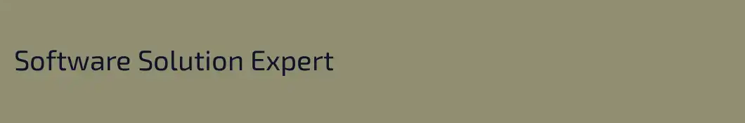 Software Solution Expert